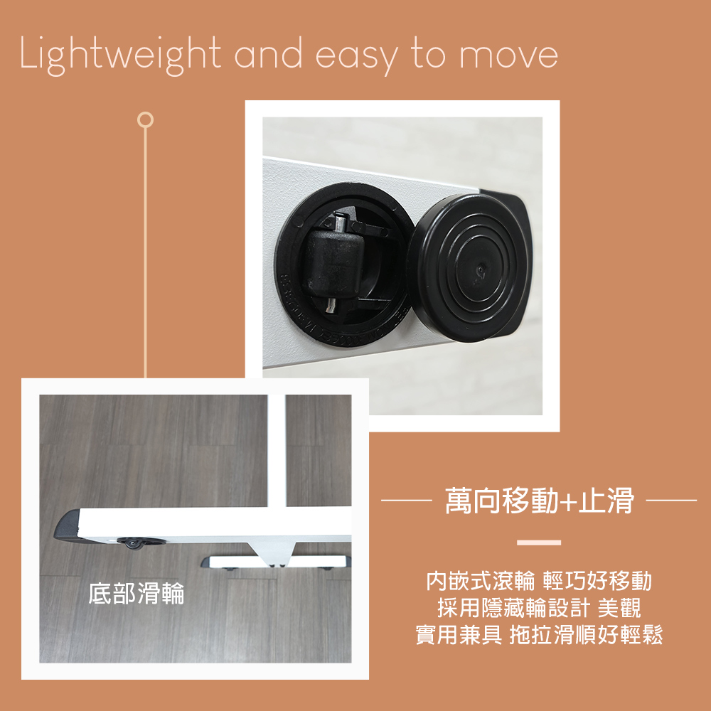 【H&R安室家】台製80X40X1.8cm 氣壓式可移動升降桌 側邊桌 床邊桌 沙發邊桌, , large