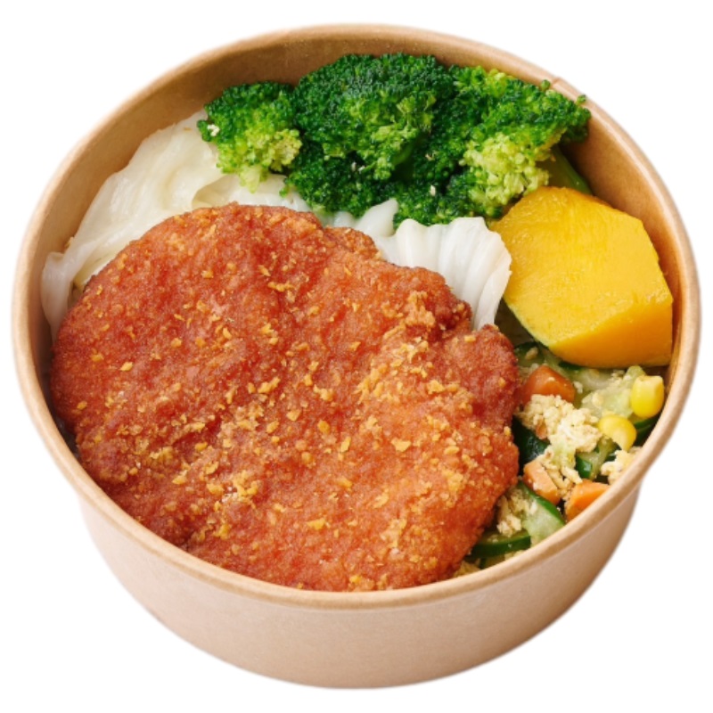 Fried red rice pork chop LunchBox, , large
