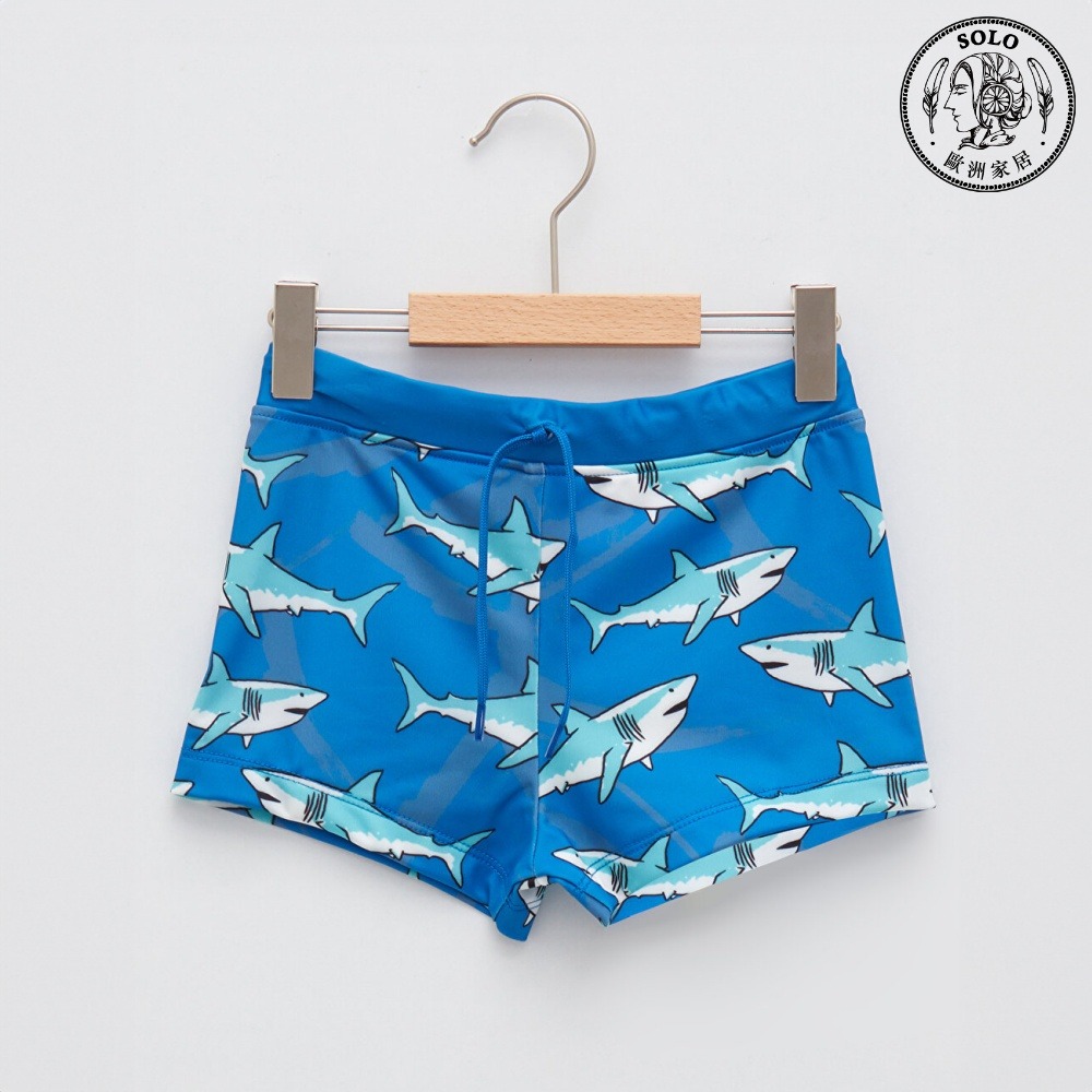 【Solo Vintage】LCW POLYESTER KNIT SWİMMİNG SUİT BLUE PRINTED