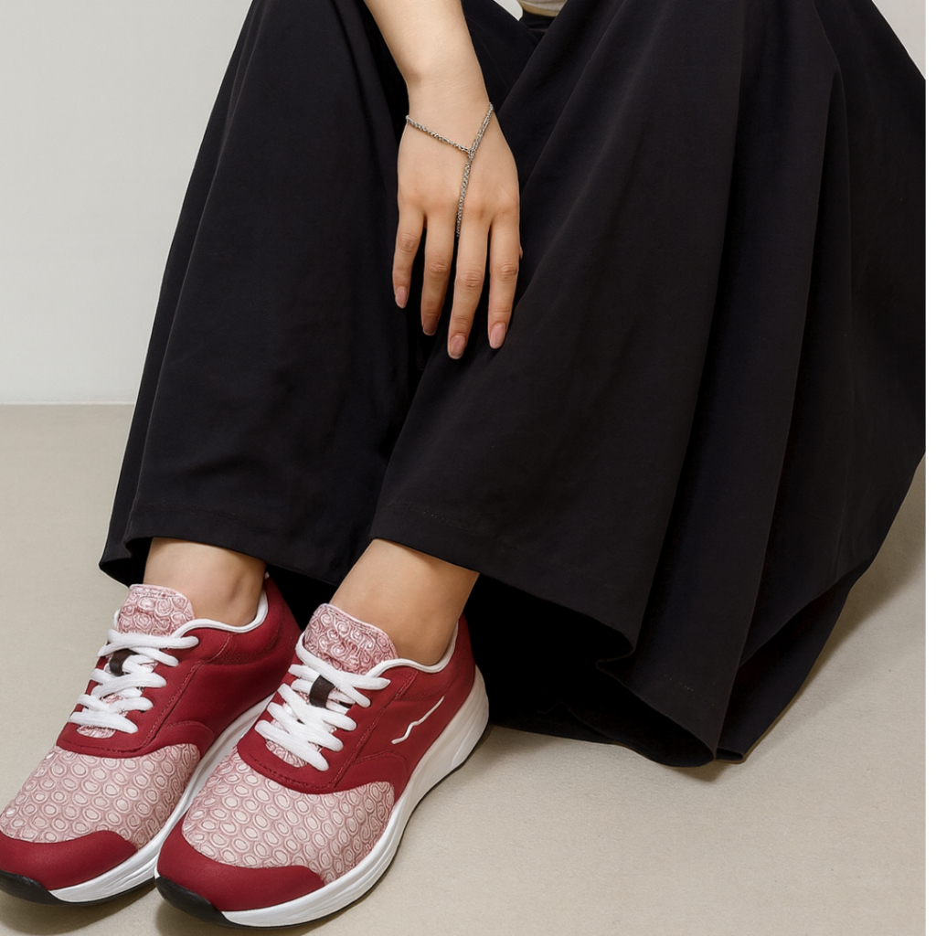 【JONIRO】台灣製造 拇趾外翻鞋FOOTLOOSE 寬楦 久走久站 健康鞋 氣墊鞋 女鞋 _胭脂紅(部分鞋款有現貨), , large