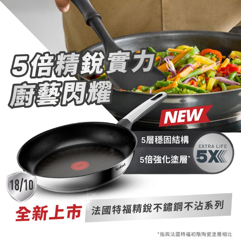 特福精銳系列28CM不沾平底鍋, , large