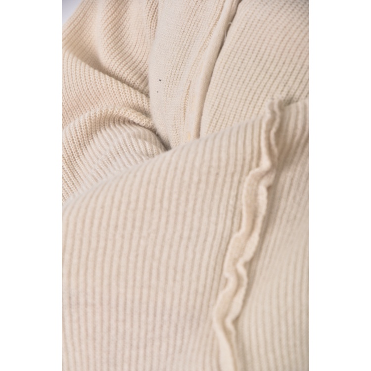 (XL) levely and thisway韓牌質感針織V領杏色長袖上衣二手衣, , large