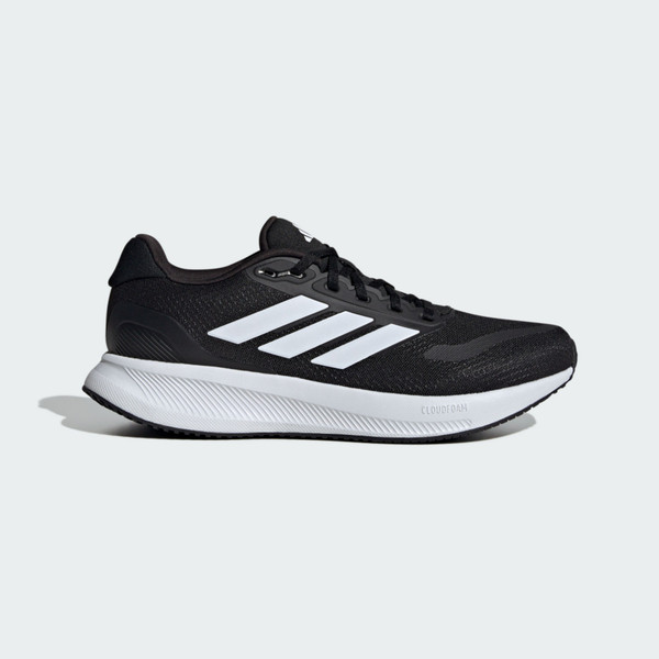 Adidas Runfalcon 5 男 慢跑鞋 運動 休閒 透氣 緩衝 舒適 黑 白 [IH7758], , large