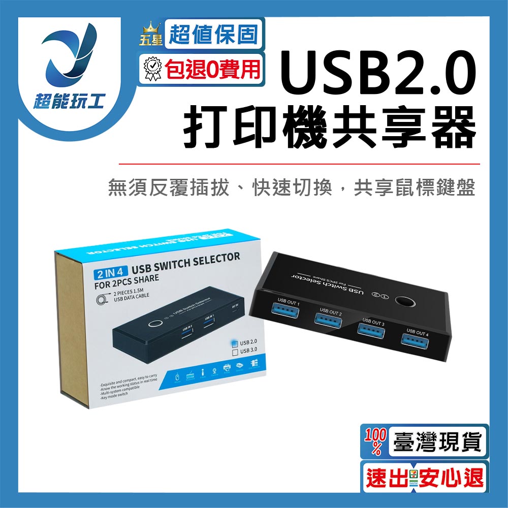 USB 2.0/Printer Sharing Device (Not included yet)