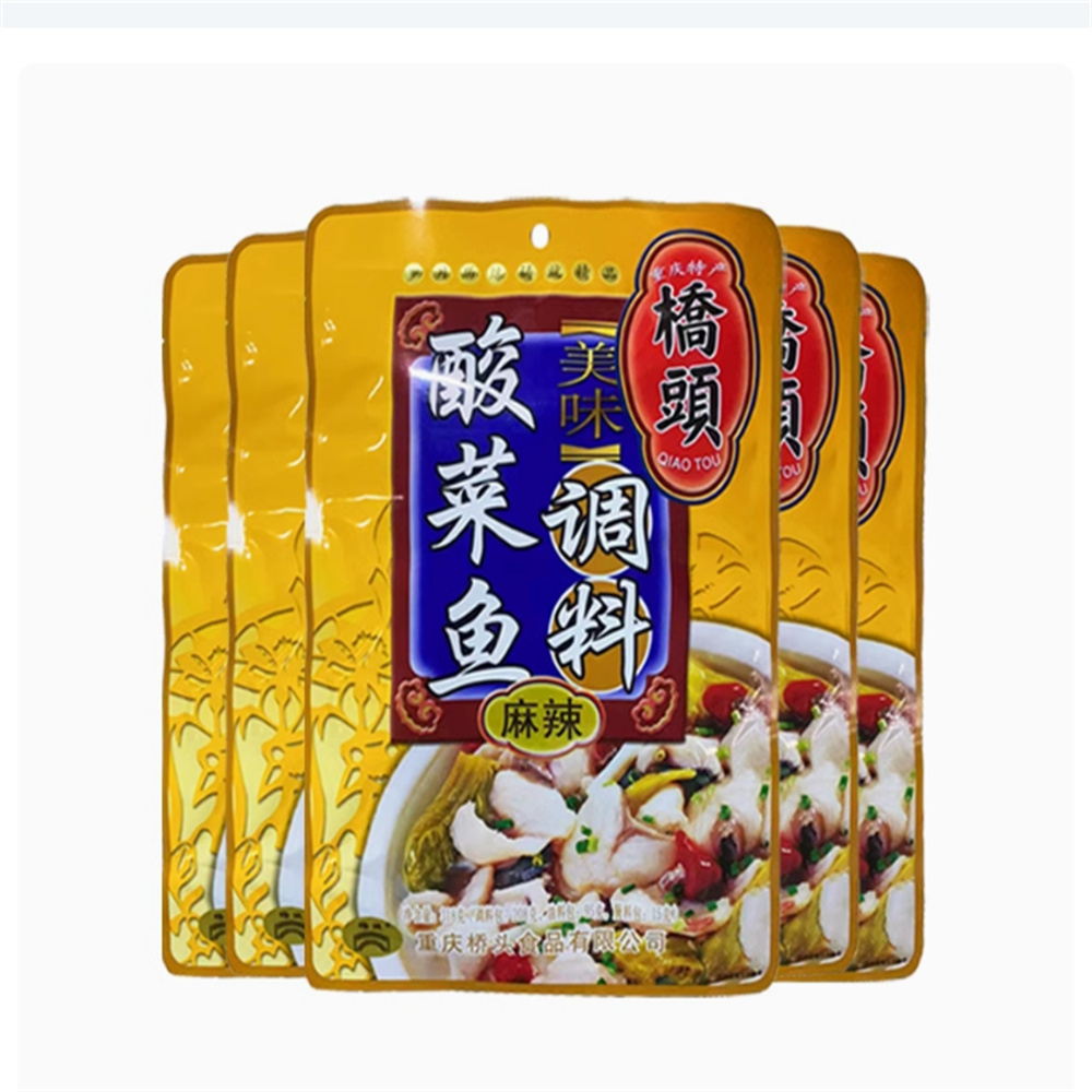 橋頭酸菜魚調料 麻辣 318g效期260605（不含魚）, , large