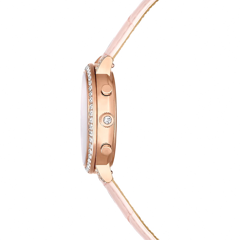 SWAROVSKI 施華洛世奇 Matrix Tennis Chrono 水晶三眼計時手錶 女錶36mm(569830), , large