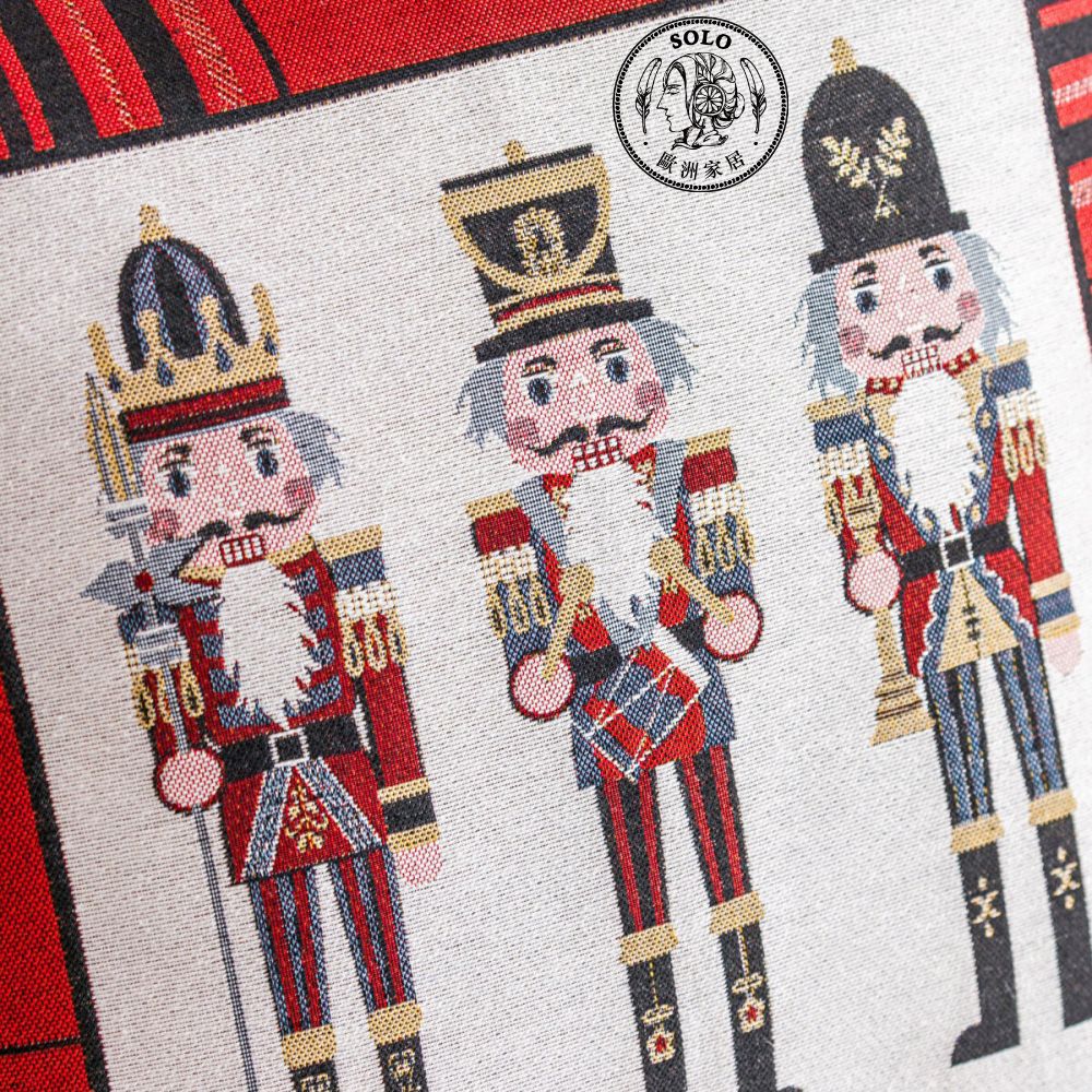 【SOLO Vintage】LCW Home 45cm Nutcracker Pillow Cover Made in Turkey, , large