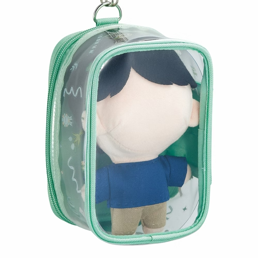 日本 LIHIT LAB myfa 多用途娃娃包 透明娃包 遛娃包 曬娃包 痛包 收納包中-綠(A-3305), , large