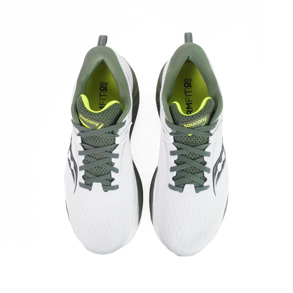 Saucony Triumph 22 男 慢跑鞋 彈力 支撐 緩震 白 綠 [S20964-136], , large