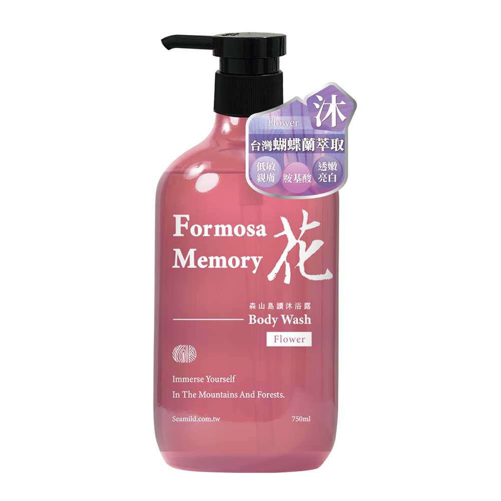 清淨海森山島讀沐浴露-花, , large