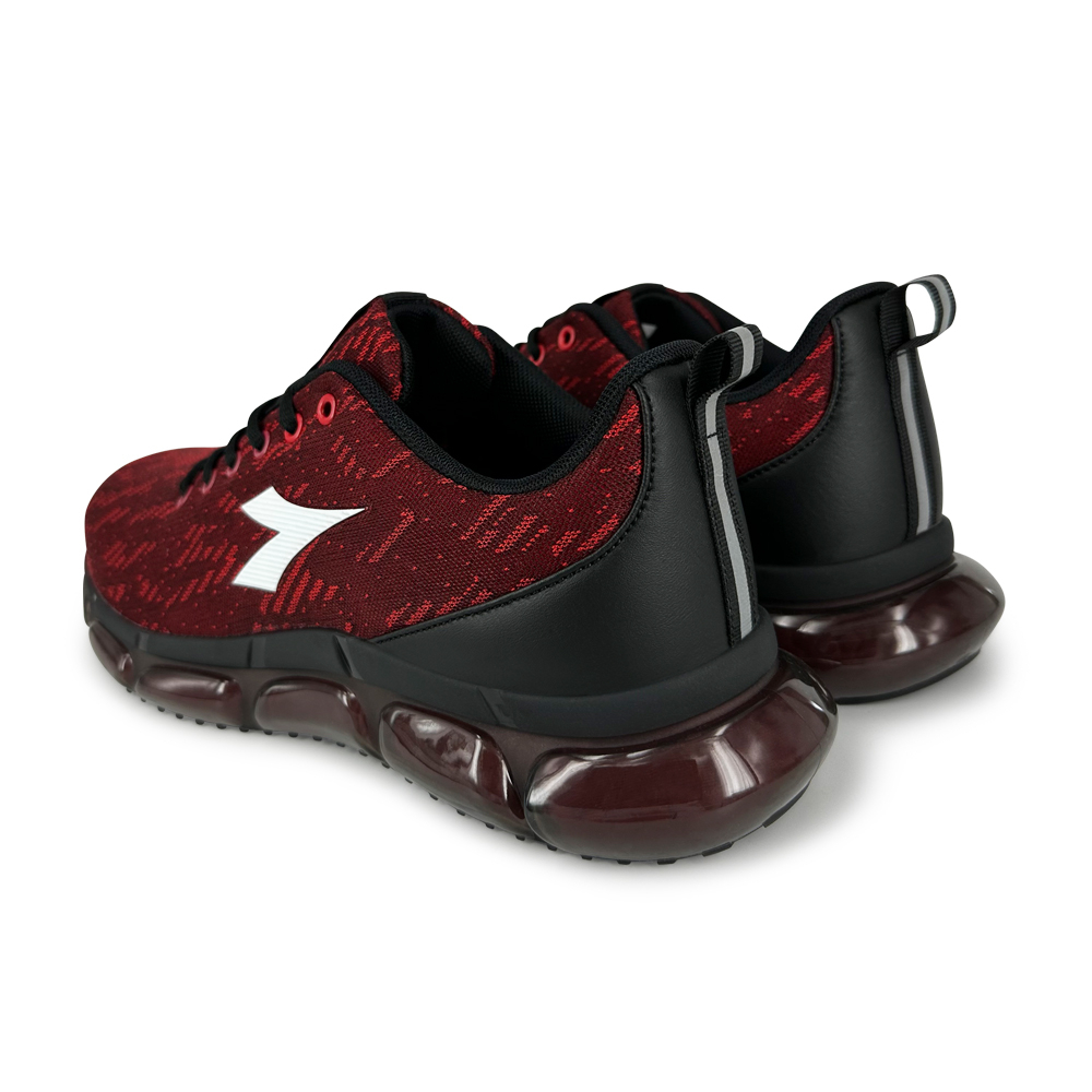 DIADORA迪亞多那 穩定高效避震跑鞋 男運動鞋 男鞋 慢跑鞋 寬楦 高腳背 透氣 足弓支撐 輕量 吸震 防滑 紅 綠, , large