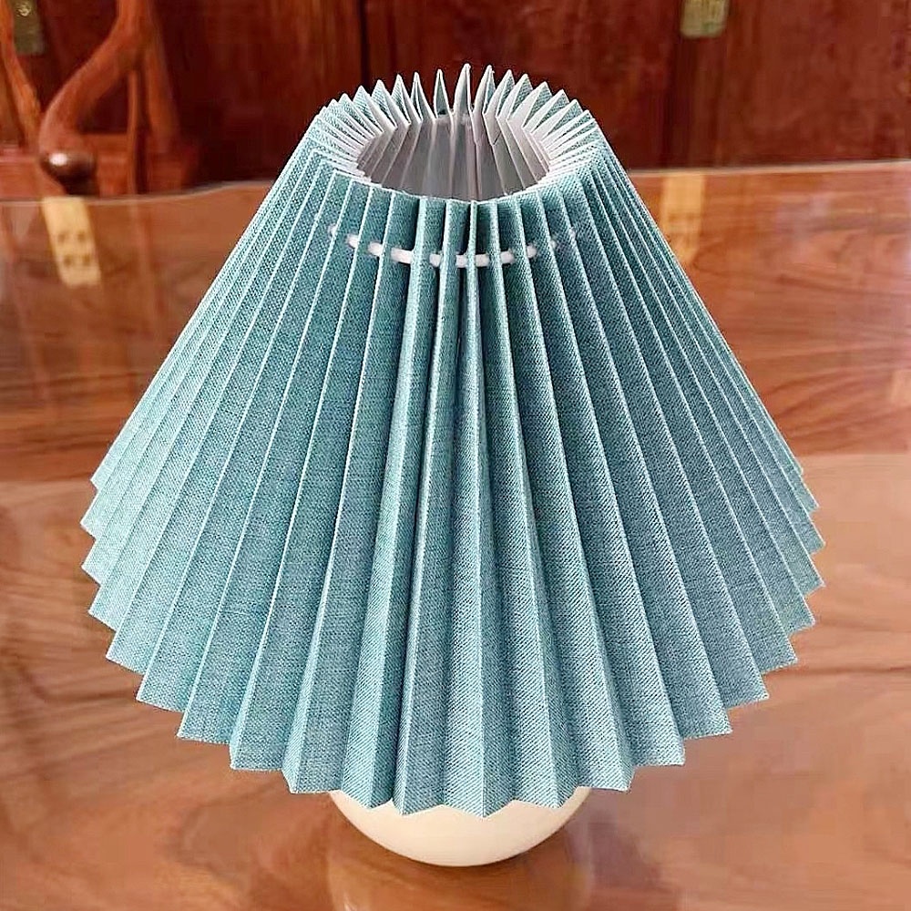 【H&R安室家】 綠罩蘑菇桌燈/床頭燈 ZA0220, , large