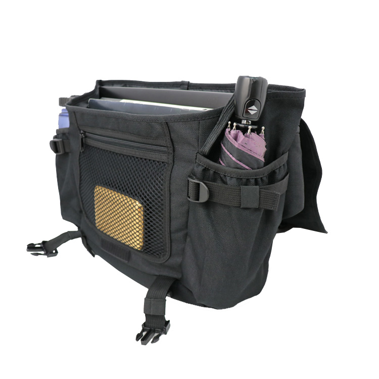 【Niche 樂奇】騎士跨肩背包 郵差包 單肩背包 NMO-2222 贈附雨罩, , large