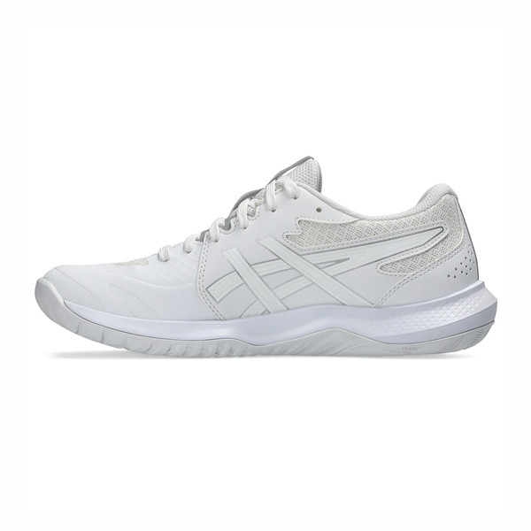 Asics Gel-tactic 13 女 排球鞋 羽球鞋 穩定 包覆 回彈 白 銀 [1072A118-100], , large
