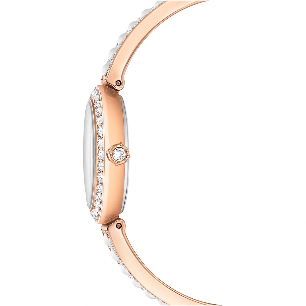 SWAROVSKI 施華洛世奇 Matrix Pearl 水晶珍珠手鐲式手錶 女錶-29mm(5705406), , large