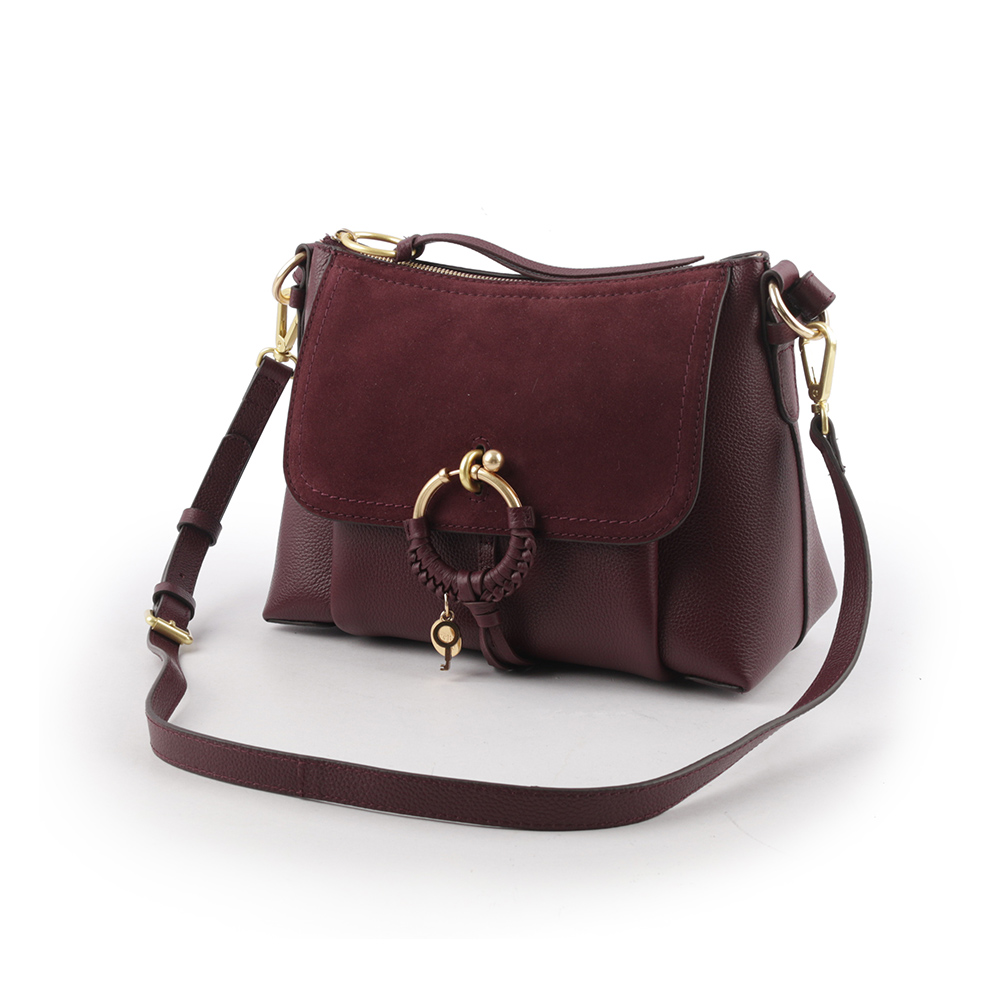 SEE BY CHLOE JOAN SMALL 肩背/斜背包/酒紅色, , large