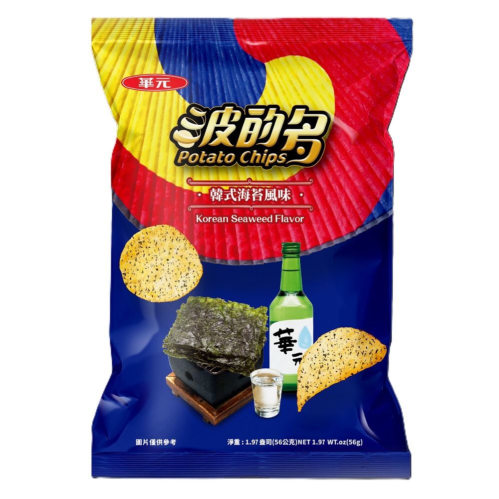華元波的多洋芋片-韓式海苔風味56g