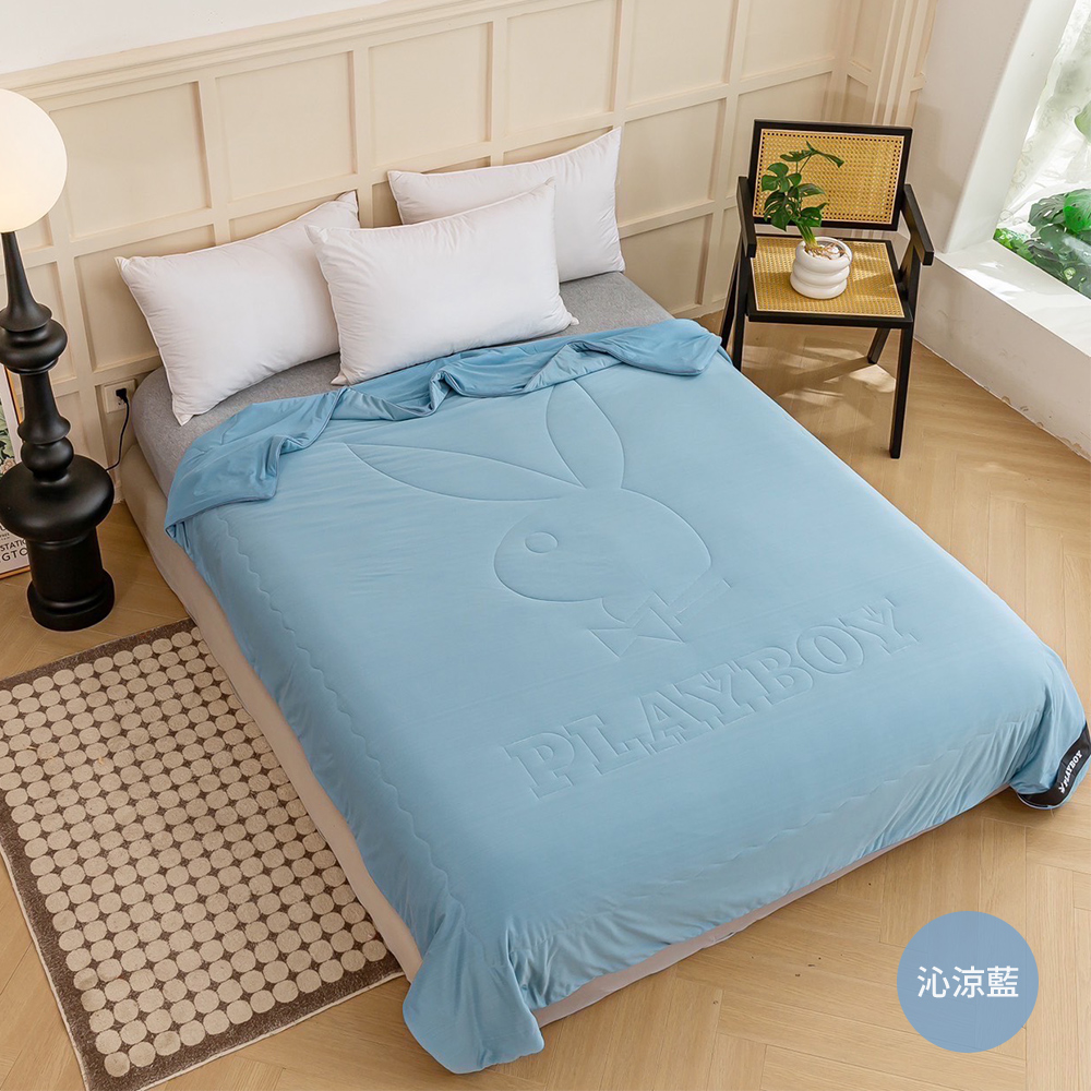 【PLAY BOY】極凍涼感夏日冰冰被(涼被/涼感被/冷氣毯)奶茶咖, 奶茶咖, large