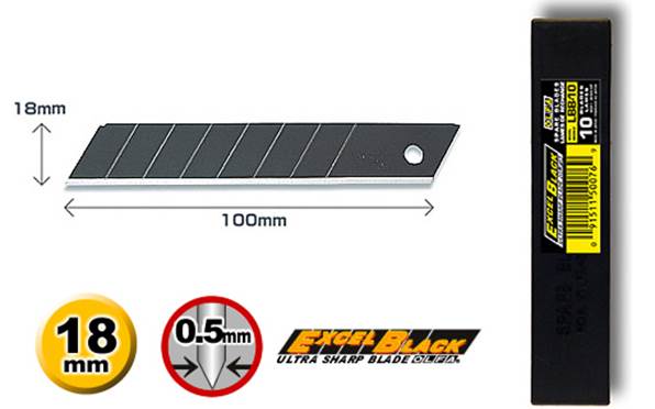 【龍品文創】OLFA LB-10入 大美工刀片, , large