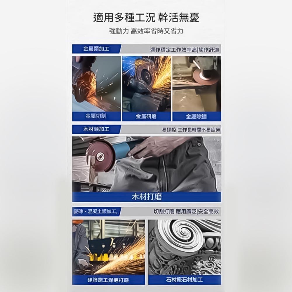 125型5吋角磨機1電1充(10節電池), , large