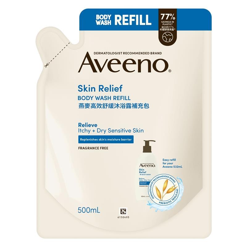 Aveeno Skin Relief Wash Refill, , large