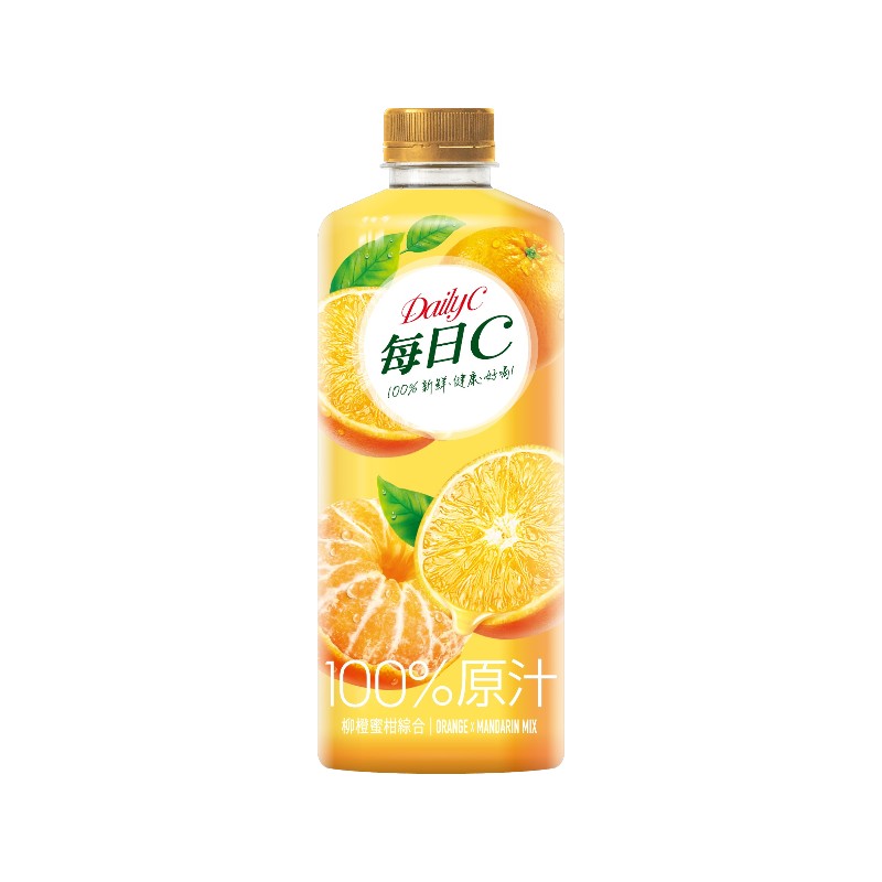 Daily C 100 Orange x Mandarin Mix Juice, , large