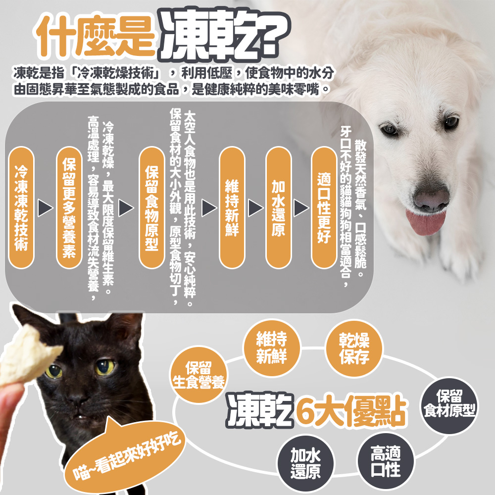 【咪咪購物】咕沛日常 寵物純肉零食凍乾 雞里肌 100gX1包, , large