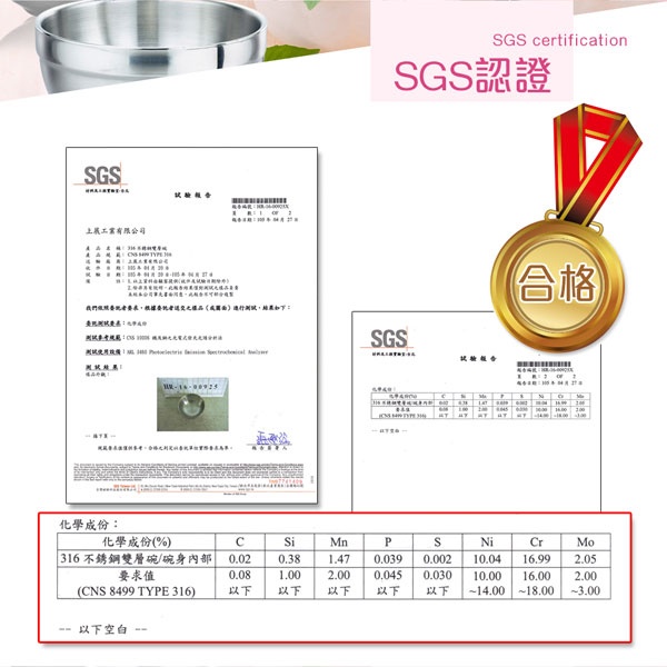 PERFECT 理想牌 極緻316不鏽鋼雙層碗隔熱碗防燙碗碗 無蓋14cm-Leidea樂德兒, , large