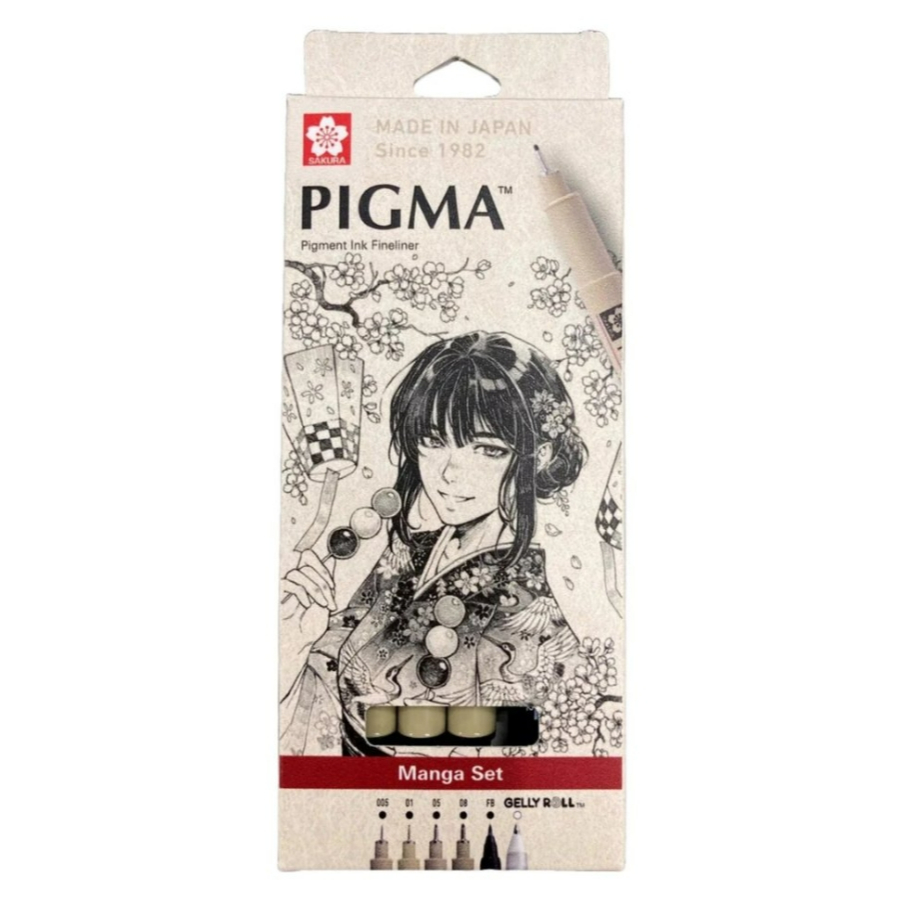 SAKURA櫻花 PIGMA筆格邁漫畫代針筆(套組)