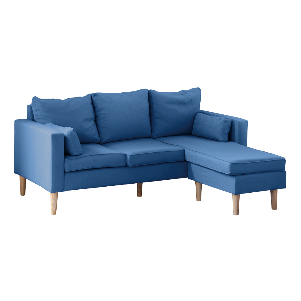 Classic L-shaped sofa group, , large