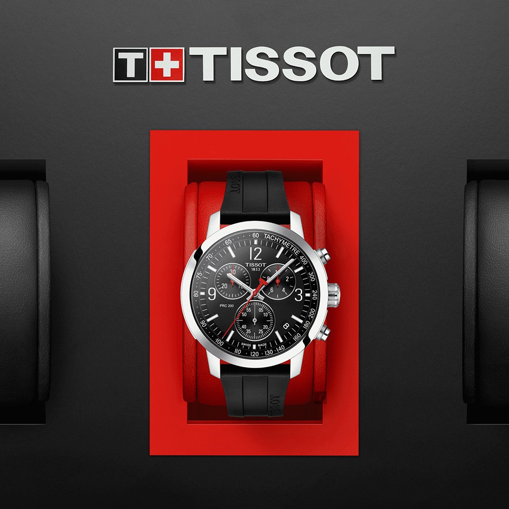 TISSOT 天梭 T-Sport系列 PRC200 競速三眼計時腕錶 T1144171705700, , large