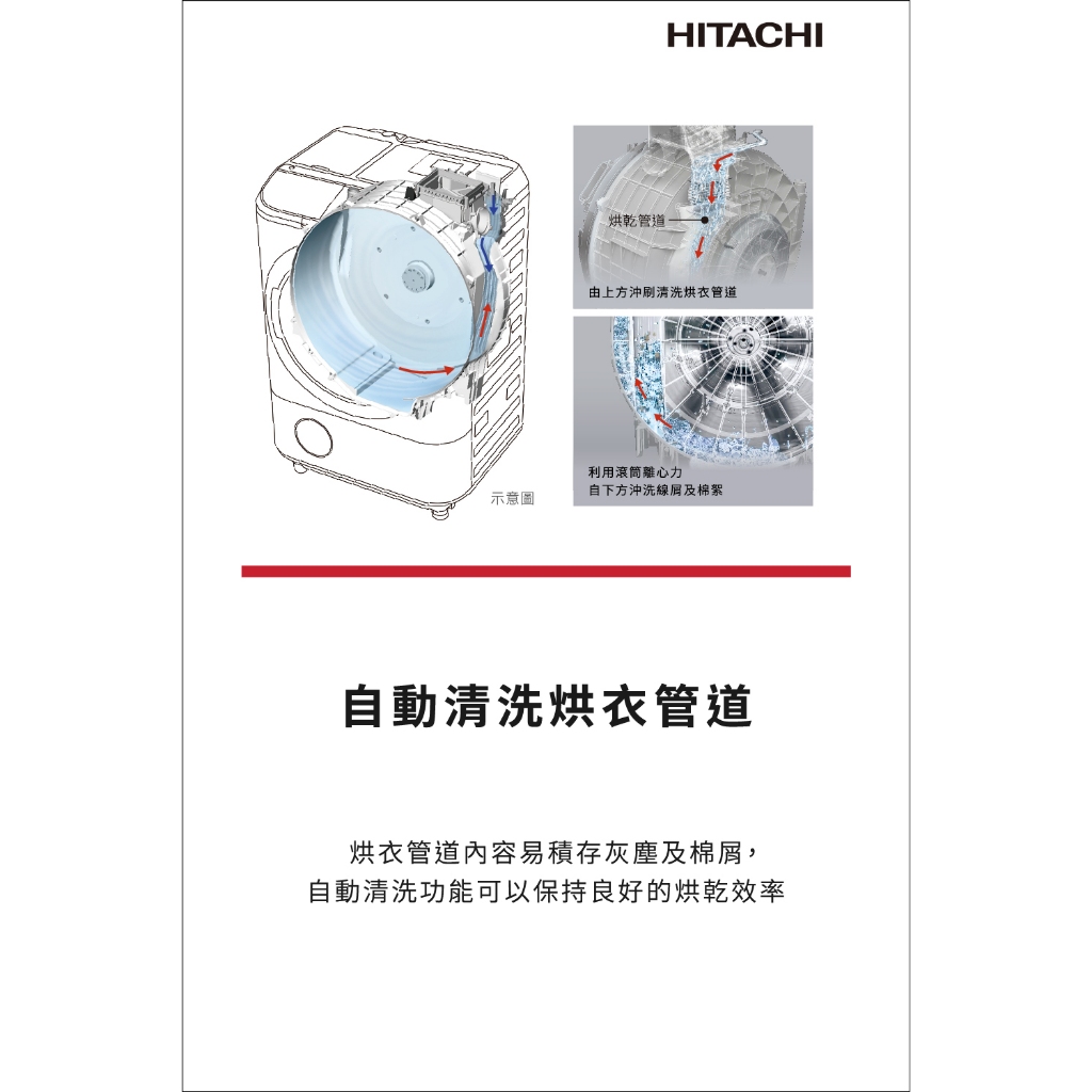 HITACHI 日立 滾筒 洗脫烘洗衣機 BDSX120HJ / BDSX120HJR 日本製, , large