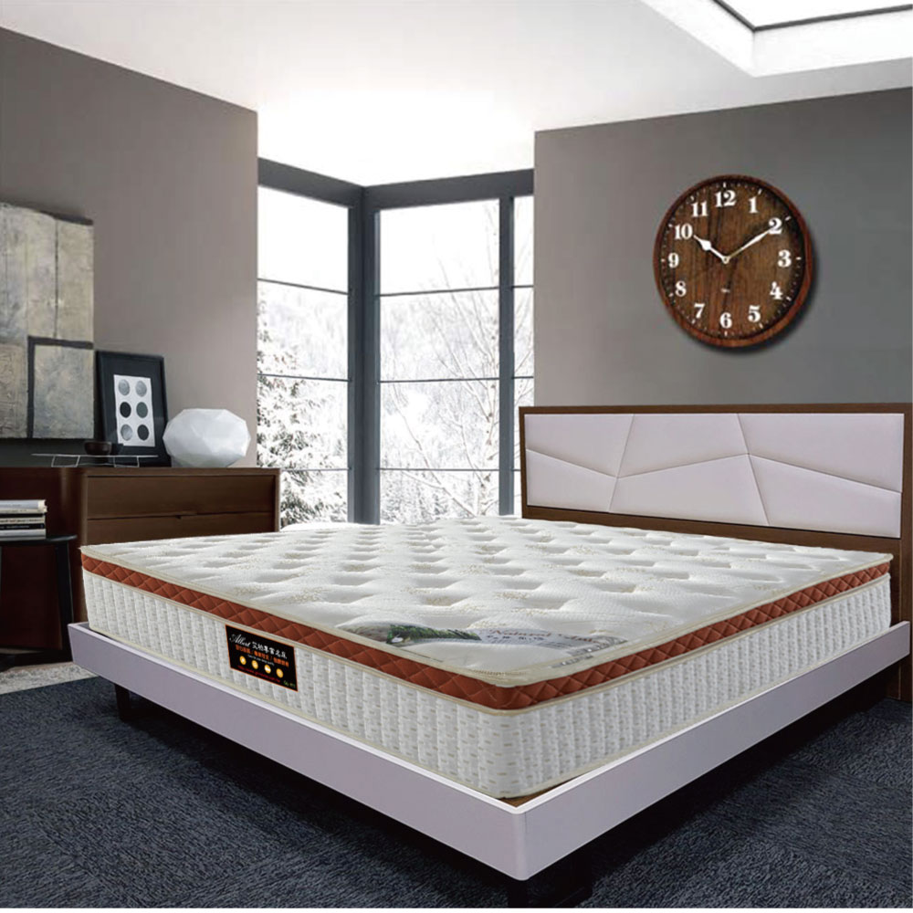 【文創集】3D天絲抗菌乳膠護框獨立筒床墊-3.5尺單人, , large