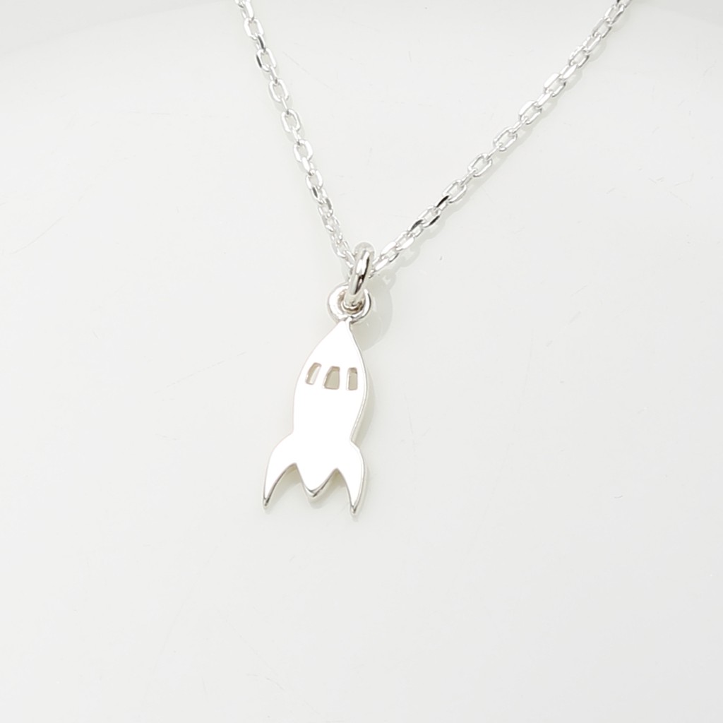 【Angel & Me】Rocket of Dream s925 sterling silver necklace Valentine Day gift, , large