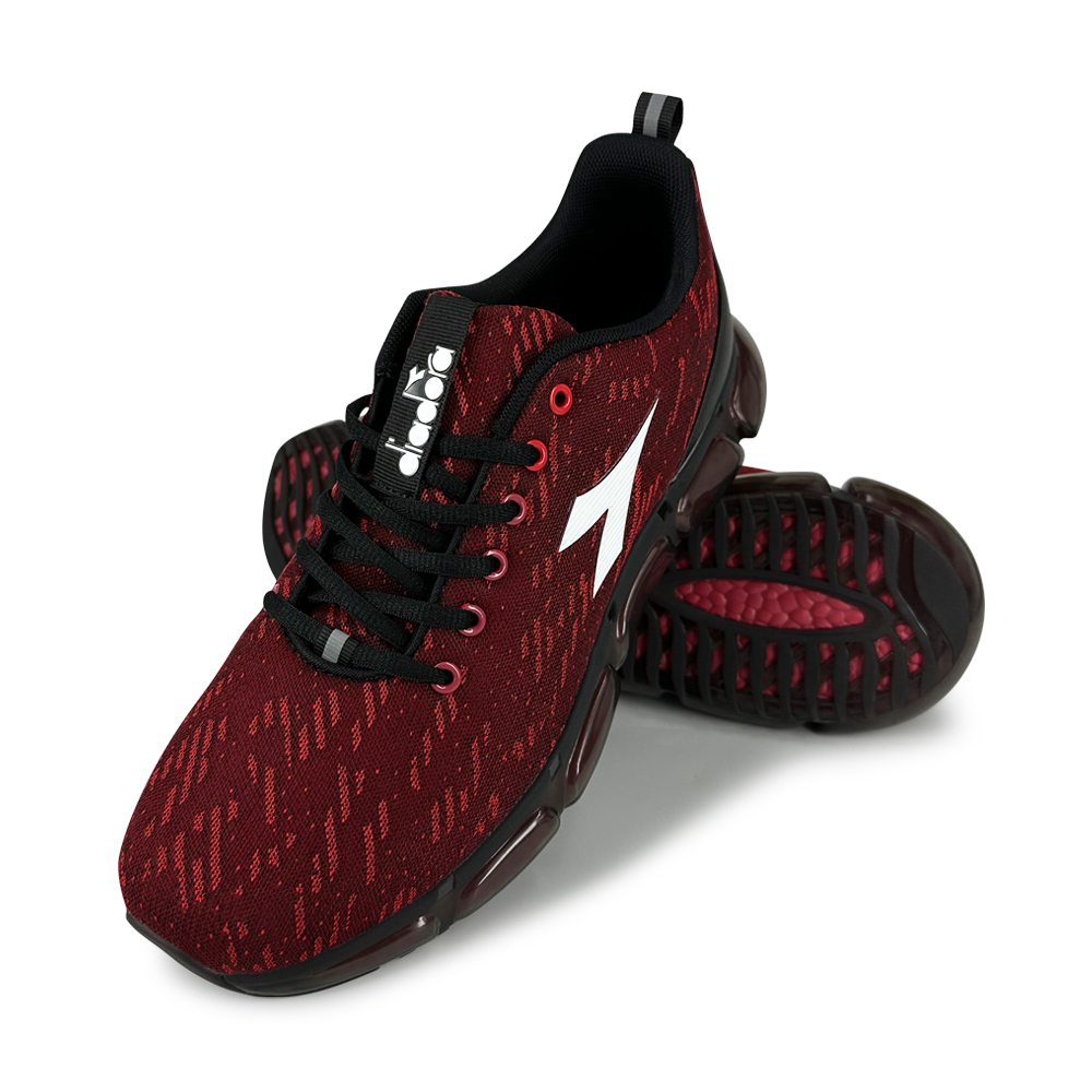 DIADORA迪亞多那 穩定高效避震跑鞋 男運動鞋 男鞋 慢跑鞋 寬楦 高腳背 透氣 足弓支撐 輕量 吸震 防滑 紅 綠, , large