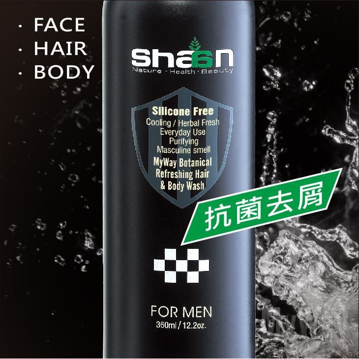 【MACMUS】Shaan健身運動專用沐浴乳｜運動專用潔淨露｜男女用三效合一沐浴乳｜洗髮、潔顏、沐浴 三合一, , large