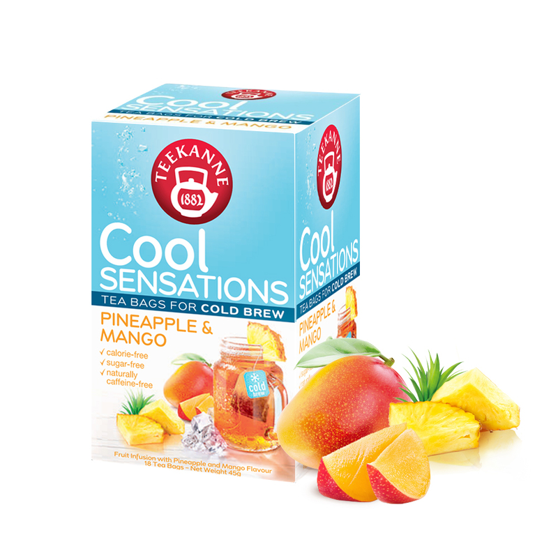 【TEEKANNE】 Pineapple-Mango Cold brew tea (2.5g x 18bags/box) 