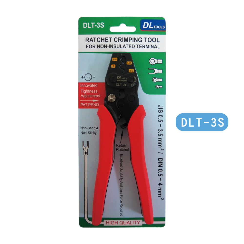 鉅玉經典｜新型棘輪式端子鉗-3.5平方 DLT-3S, , large