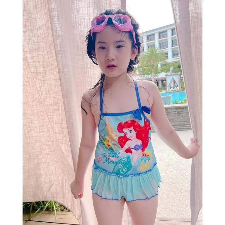 Bonne Nuit 迪士尼泳裝-冰雪奇緣(藍) 90, , large