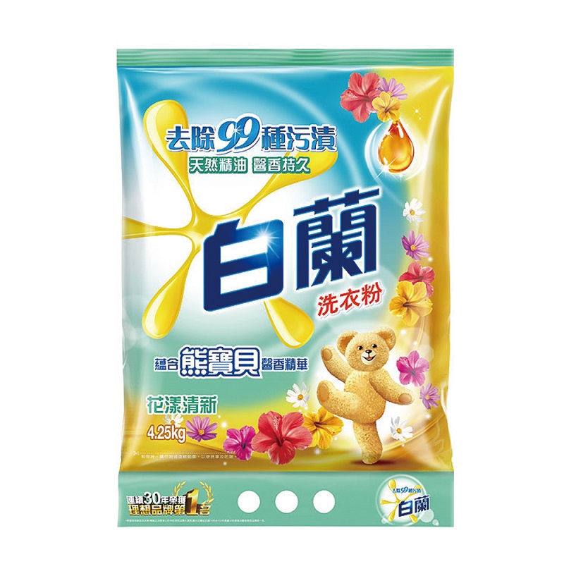 白蘭含熊寶貝馨香精華粉花漾 家樂福線上購物