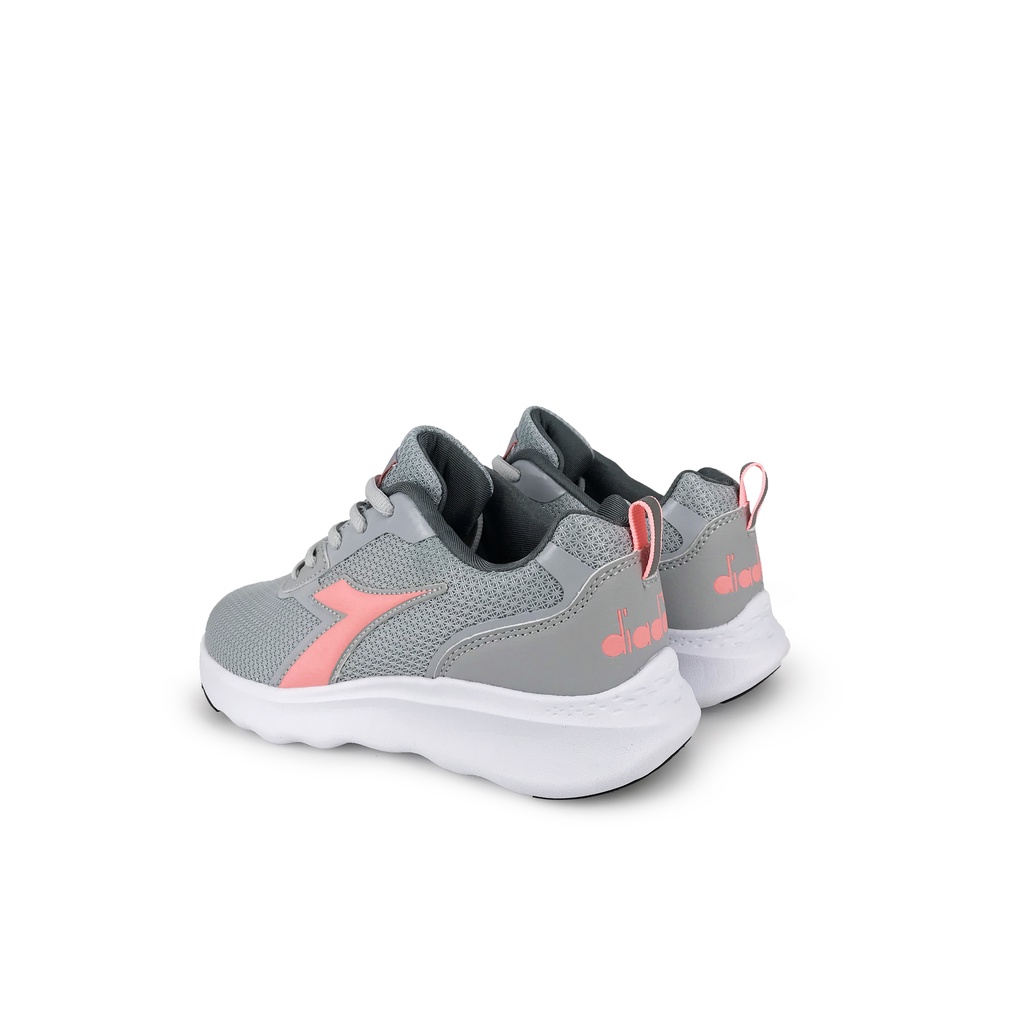 DIADORA迪亞多那 時尚運動女鞋 女運動鞋 慢跑鞋 吸震 回彈 厚底 輕量 透氣 減壓 彈力 棉鞋墊 止滑 黑 灰, , large