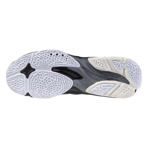 Mizuno Wave Lightning Z8 男 排球鞋 訓練 包覆 止滑 緩震 黑銀白 [V1GA240052], , large
