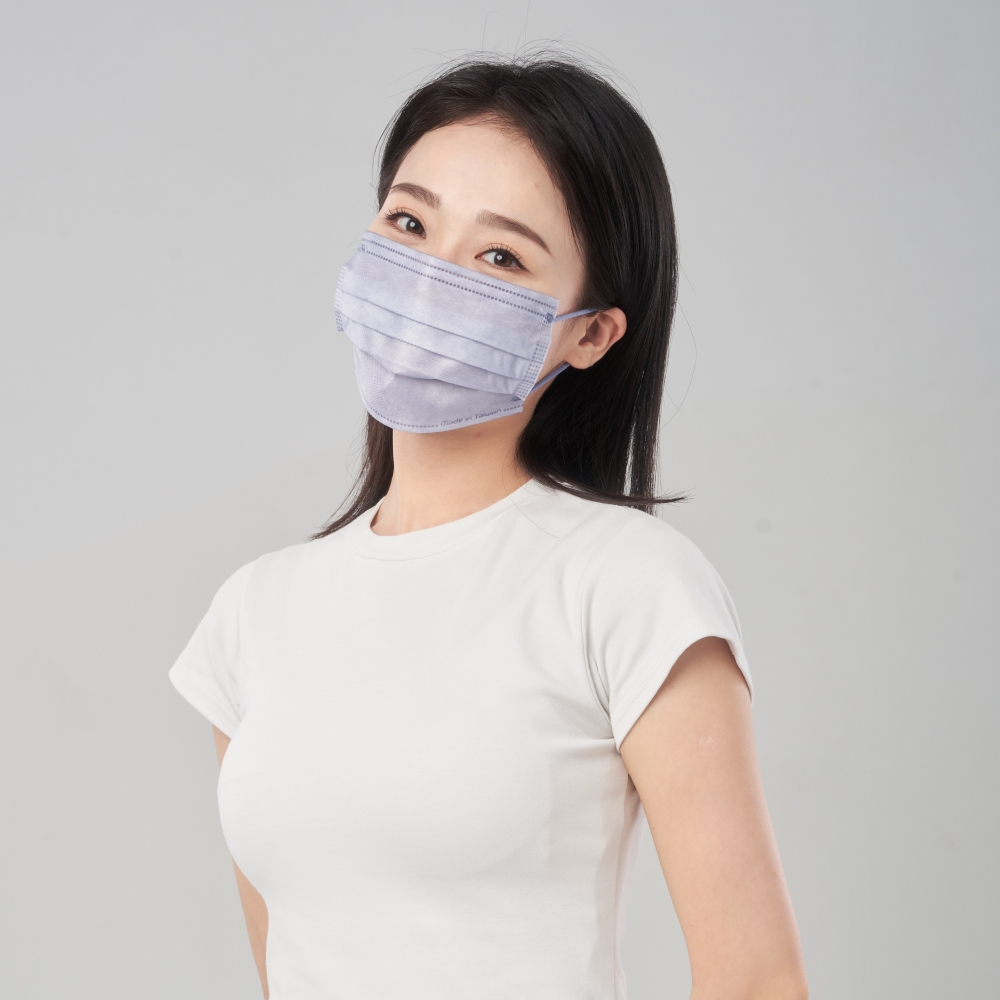 【DRX達特世】醫用平面口罩-滿版系列-ULTRA 柔漾粉/成人40入, ULTRA 柔漾粉,成人L(40入), large