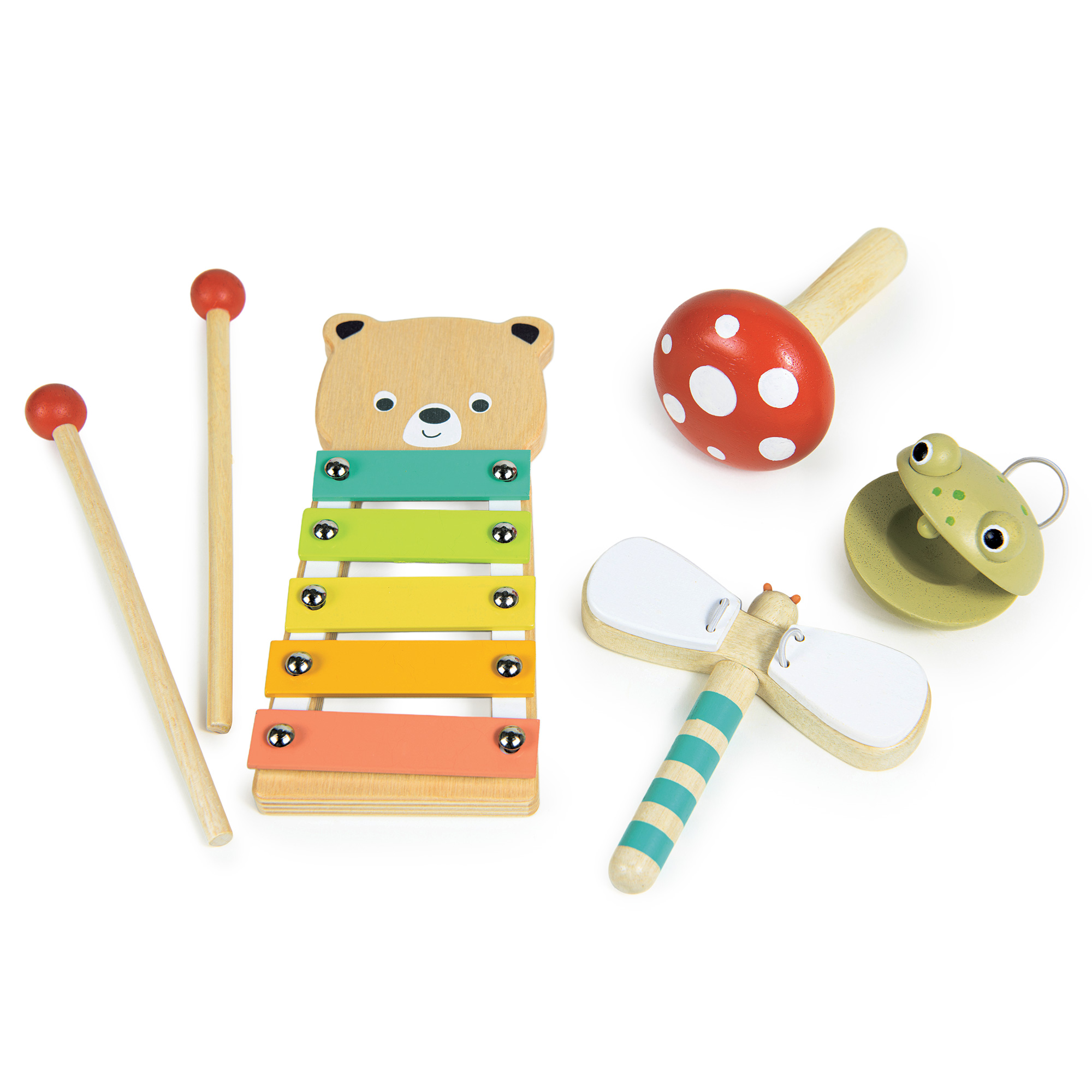 Mentari 可愛動物樂器組(木製玩具/樂器/感覺統合), , large