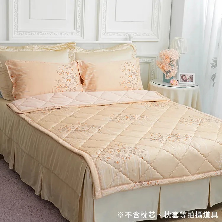 [CINN Far-Infrared] Nano FIR Blanket – Golden Beige Branch Pattern｜5 x 7 ft｜Thickened Winter Edition, , large