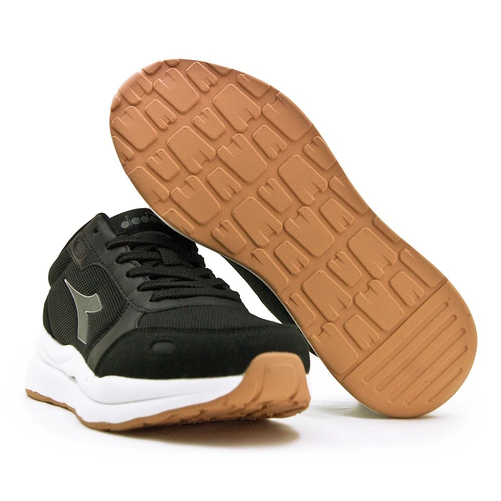 DIADORA迪亞多那 生活時尚運動鞋 男運動鞋 男鞋 慢跑鞋 寬楦 透氣 保護後跟 輕量 吸震 減壓 緩衝 黑灰 綠黑, , large