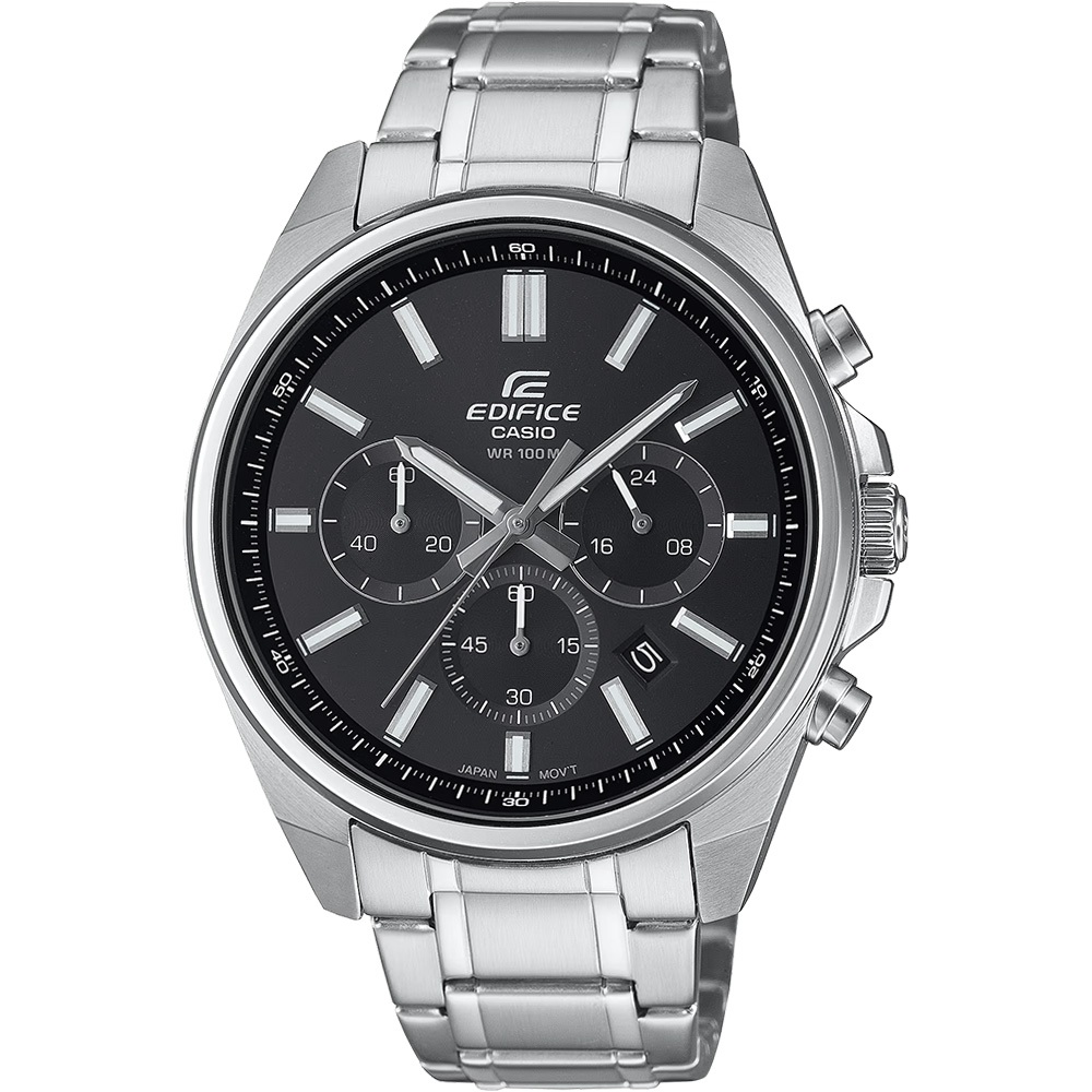 CASIO 卡西歐 EDIFICE 經典運動三眼計時手錶 EFV-650D-1A, , large