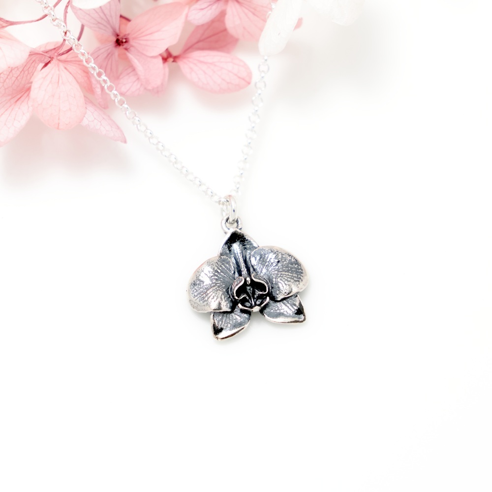 【Angel & Me】蝴蝶蘭 蘭花 s925 純銀項鍊 情人節 生日禮物