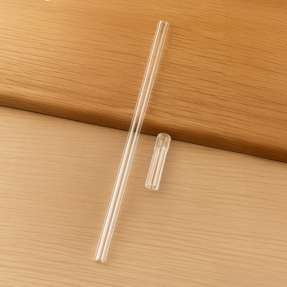 high borosilicate glass straw