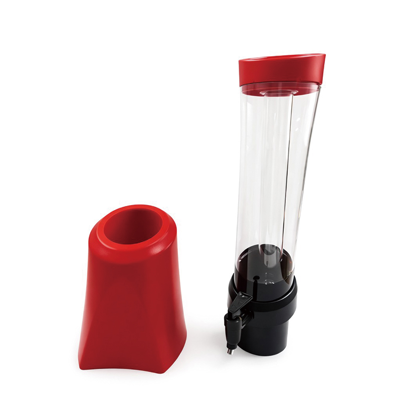 [巴果果]2.5L啤酒筒(雙管)  啤酒桶 酒柱 酒塔 果汁飲料桶YL-A16, , large